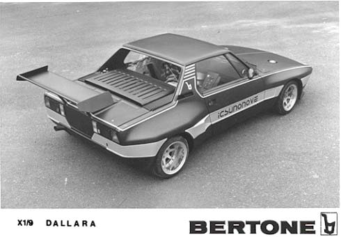 The history of the Fiat X1/9 Dallara group 5